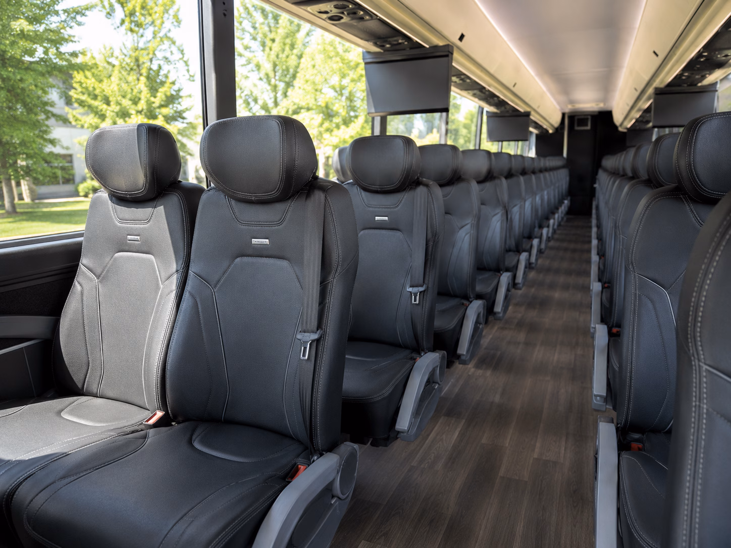 gainesville charter bus interior